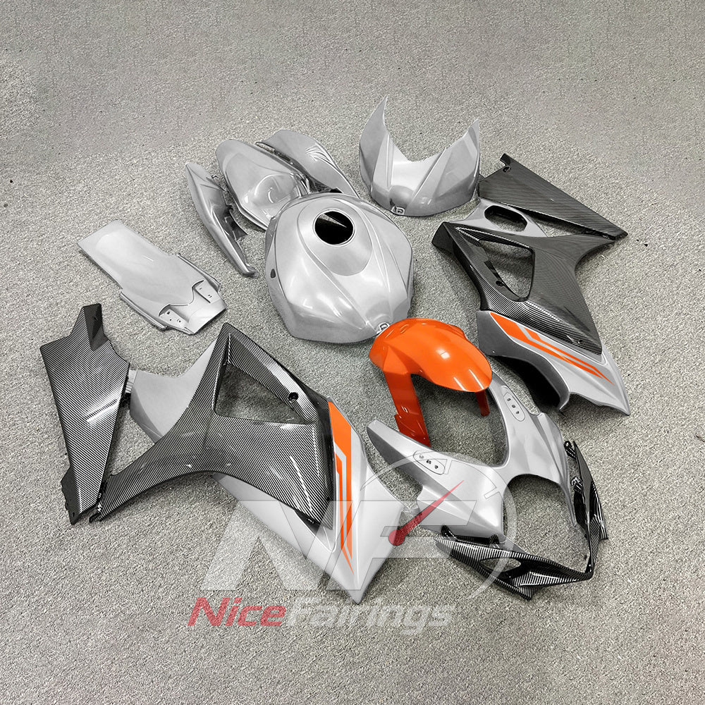 ABS Plastic Body Panel Set Fits 2007-2008 Suzuki GSX-R1000 | NiceFairings - front angle image