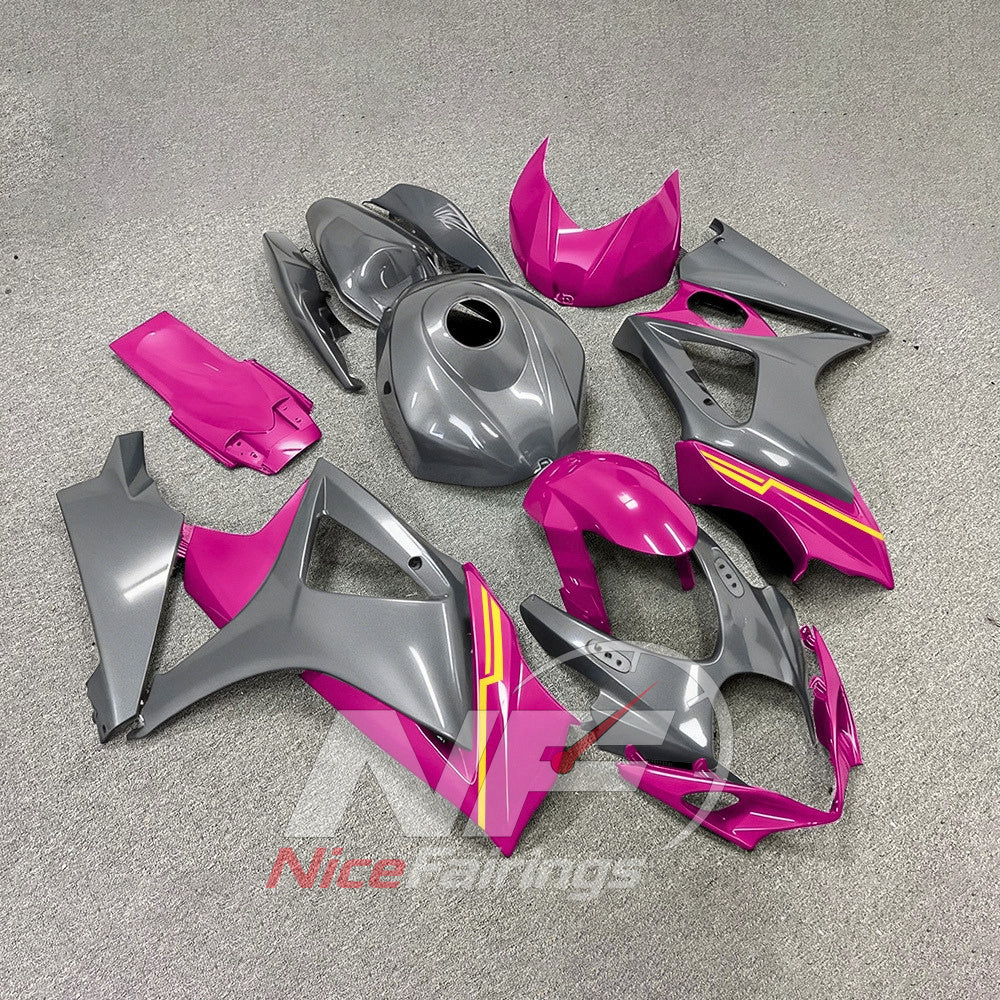 Aftermarket ABS Fairing Panel Kit Fits 2007-2008 Suzuki GSX-R1000 | NiceFairings - side angle image