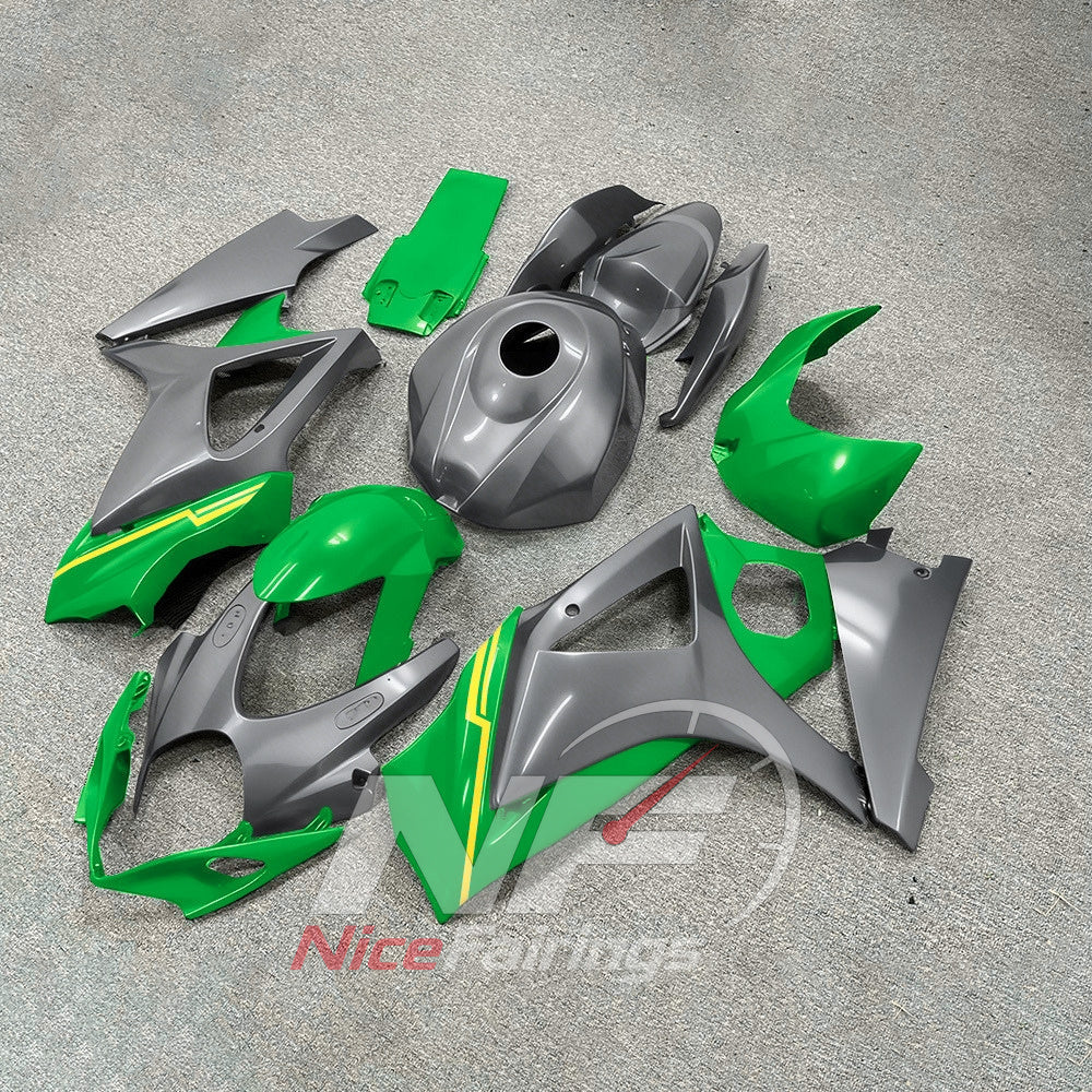 Replacement ABS Plastic Cowling Kit Compatible with Suzuki GSX-R1000 2007-2008 | NiceFairings - front angle image