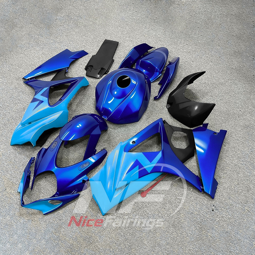 Motorcycle Fairing Kit Fits Suzuki GSX-R1000 2007-2008 | NiceFairings - front angle image