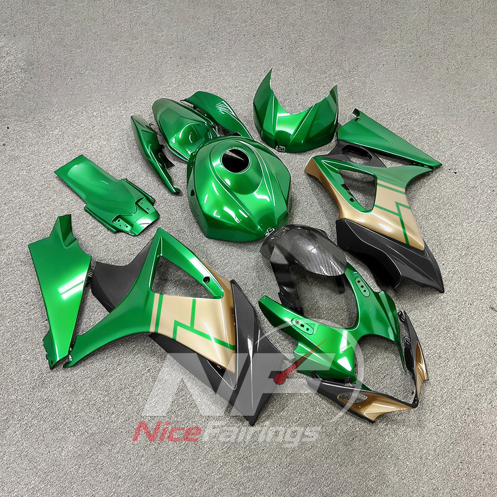 Aftermarket ABS Cowling Set Fits Suzuki GSX-R1000 2007-2008 | NiceFairings - side angle image