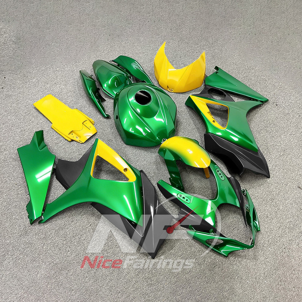 Painted Injection-Molded Bodywork Set Compatible with Suzuki GSX-R1000 2007-2008 | NiceFairings - front angle image
