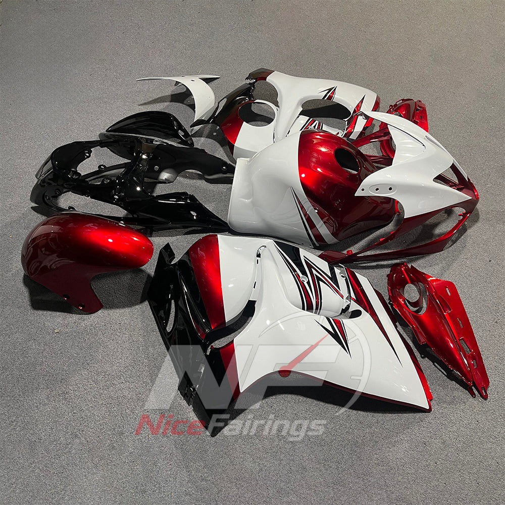 Fairing Kit Fits 2008-2020 SUZUKI GSX1300R Hayabusa - Angular Graphic ABS Injection | NiceFairings - front angle image