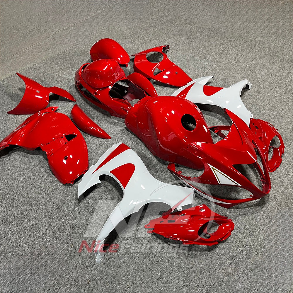 Fairing Kit Fits 2008-2020 SUZUKI GSX1300R Hayabusa - Split-Panel Design ABS Plastic | NiceFairings - side angle image