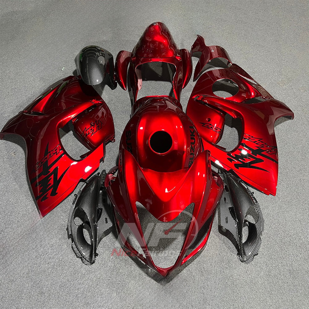 Motorcycle Fairing Kit Fits 2008-2020 SUZUKI GSX1300R Hayabusa - Dark Accent Graphic Injection-Molded ABS | NiceFairings - main product image