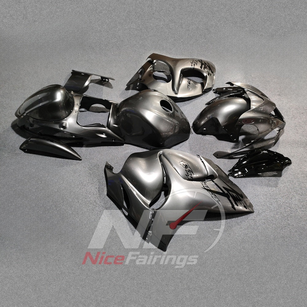 Fairing Kit Fits 2008-2020 SUZUKI GSX1300R Hayabusa - Outline Graphic ABS Bodywork | NiceFairings - side angle image