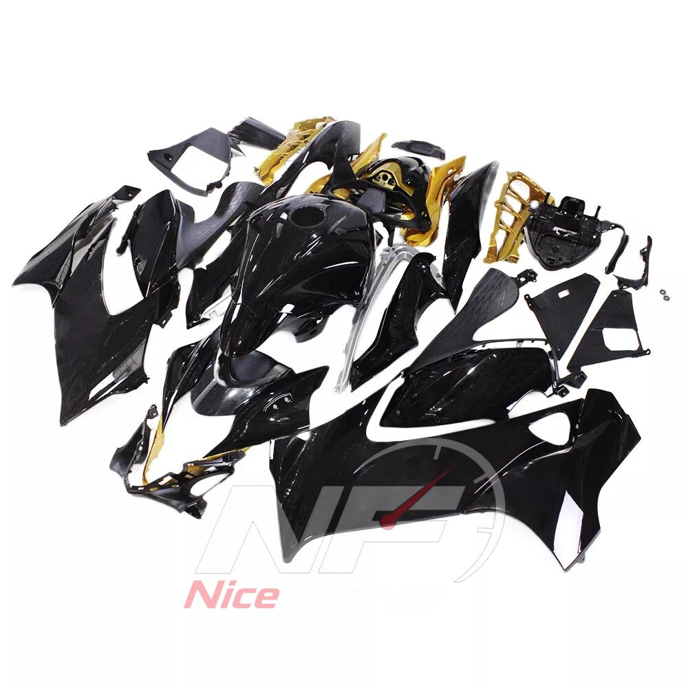 Fairing Kit Fits 2021-2024 SUZUKI GSX1300R Hayabusa - Accent-Panel Design ABS Plastic | NiceFairings - front angle image