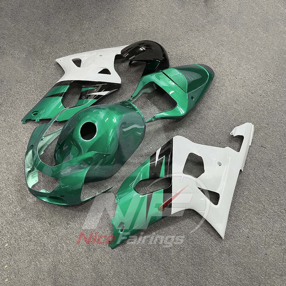 Bodywork Kit Fits SUZUKI GSX-R600 GSX-R750 K1 2001-2003 - ABS Plastic Split-Panel Graphic | NiceFairings - front angle image