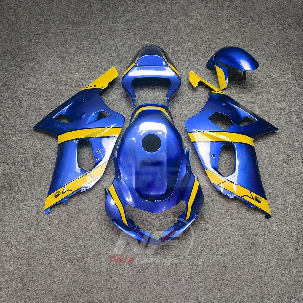 ABS Panel Set Fits SUZUKI GSX-R600 GSX-R750 K1 2001-2003 - Diagonal Stripe Design | NiceFairings - main product image