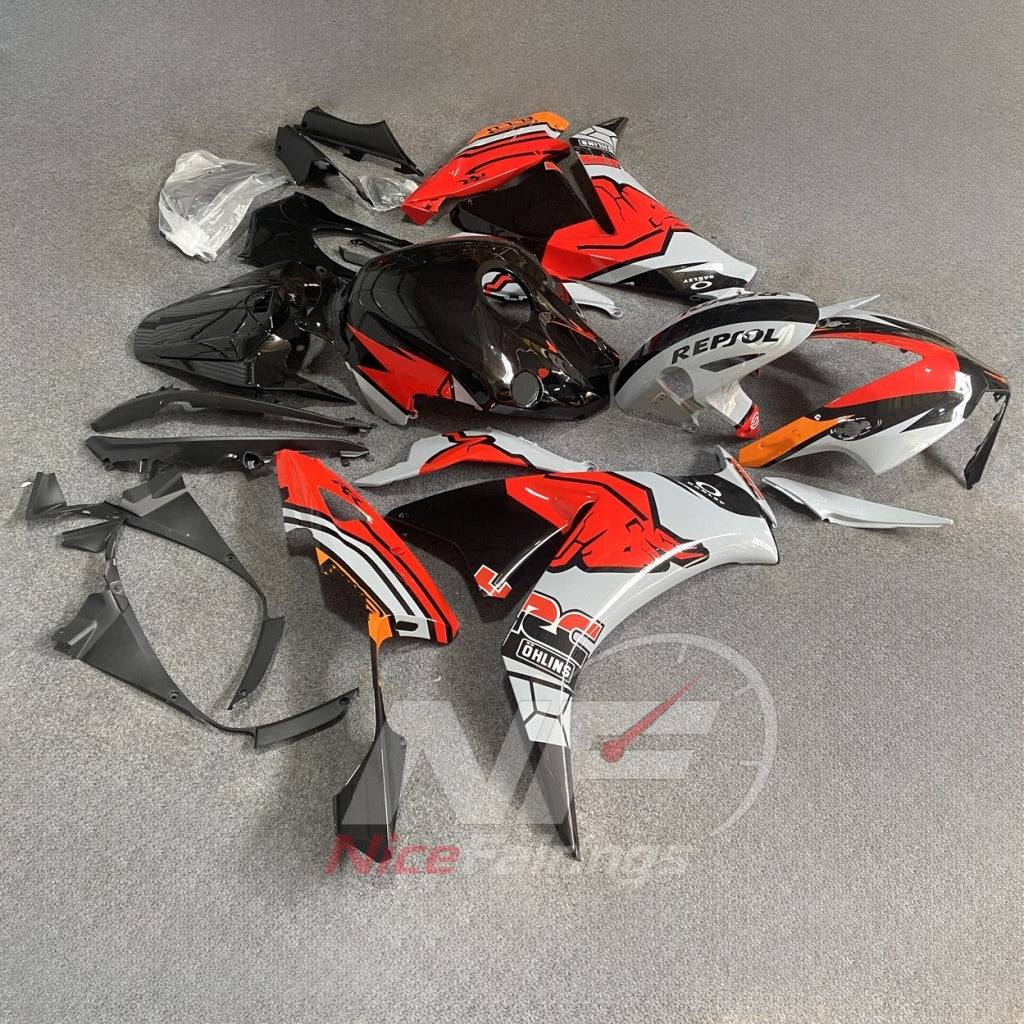 Replacement ABS Motorcycle Fairings Compatible with HONDA CBR1000RR 2012-2016 | NiceFairings - side angle image