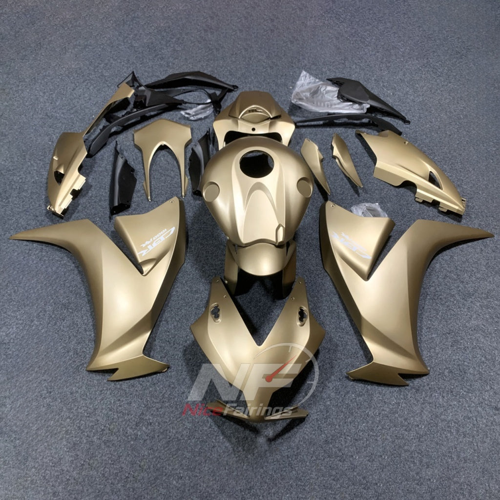 Red ABS Body Panel Kit Fits 2012-2016 HONDA CBR1000RR | NiceFairings - paint design NO.9 option image