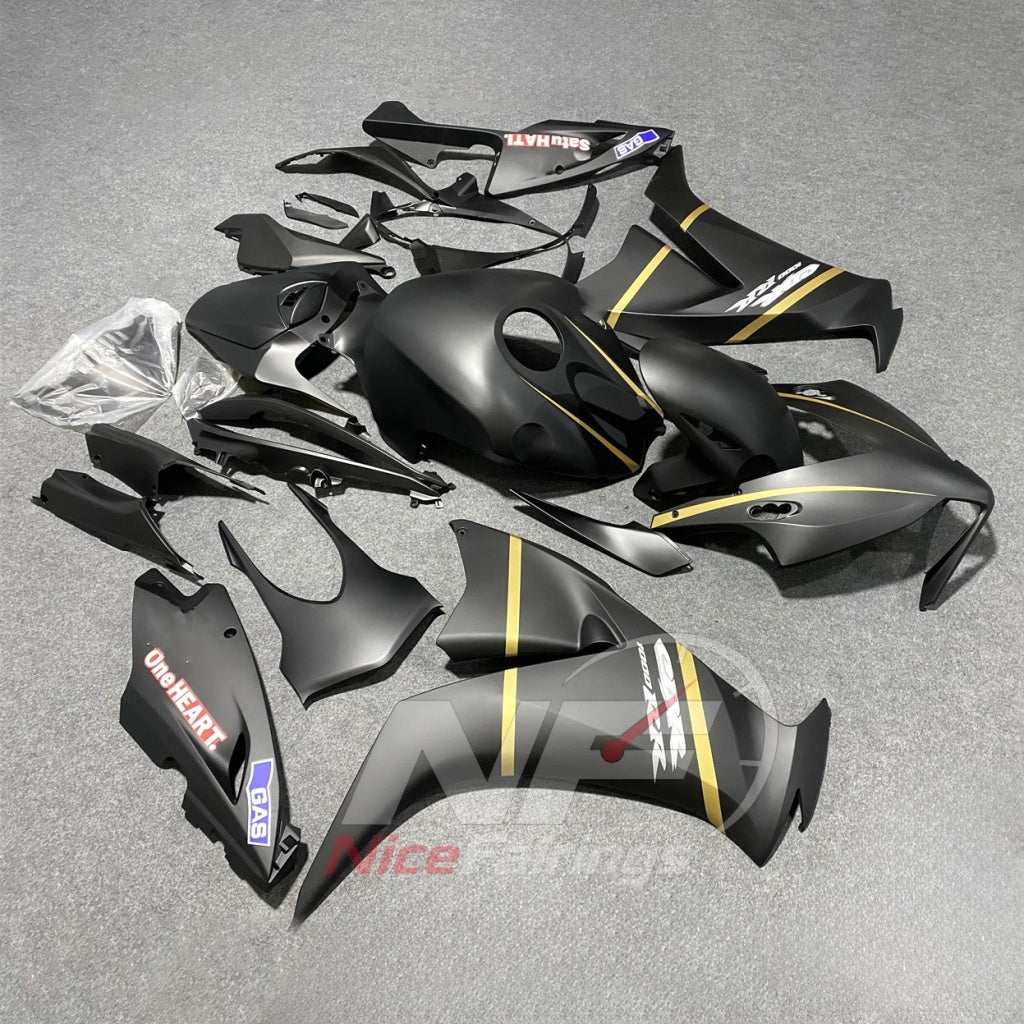 Aftermarket Black ABS Plastic Bodywork Kit Fits HONDA CBR1000RR 2012-2016 | NiceFairings - side angle image