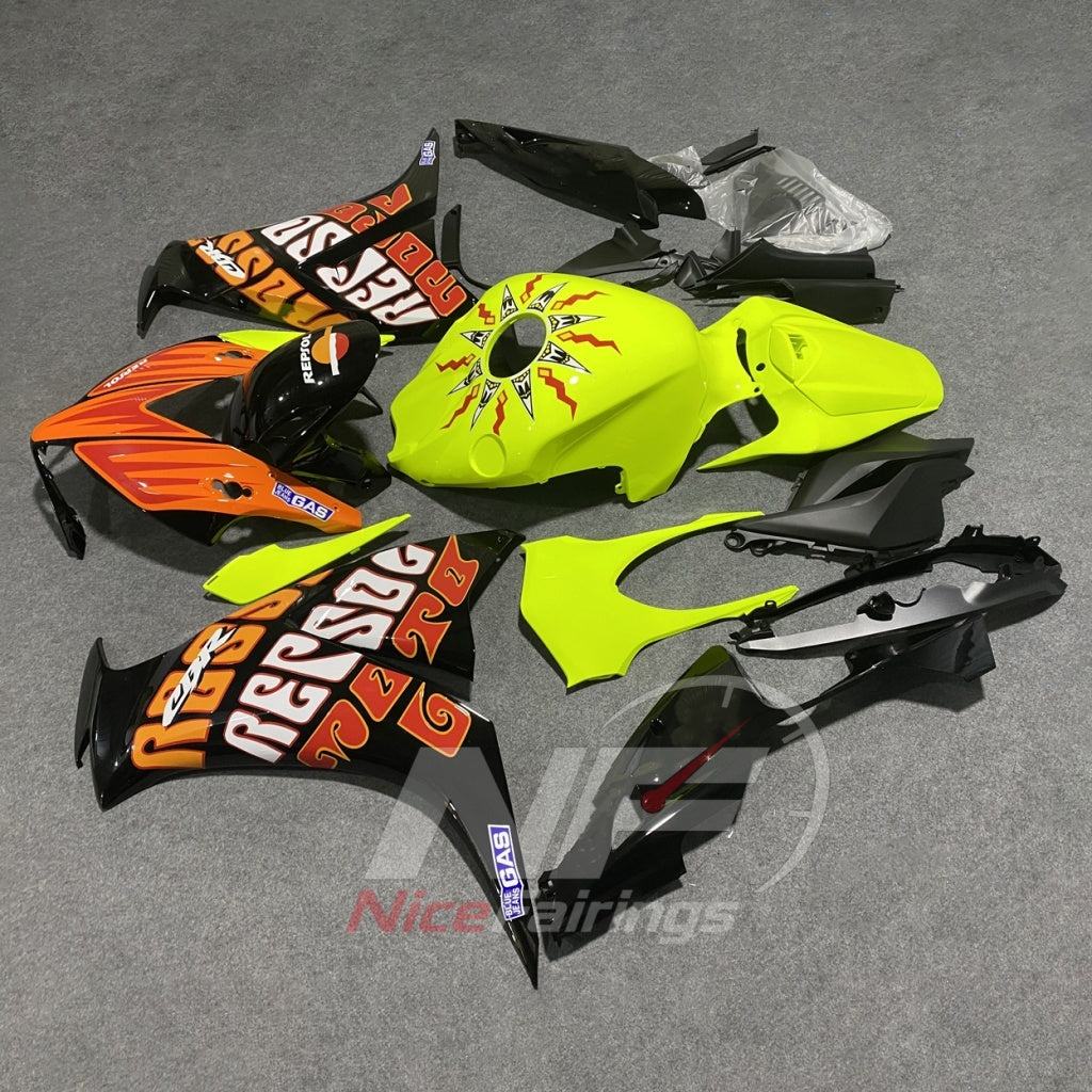 Custom-Painted ABS Body Panel Kit Fits 2012-2016 HONDA CBR1000RR | NiceFairings - front angle image