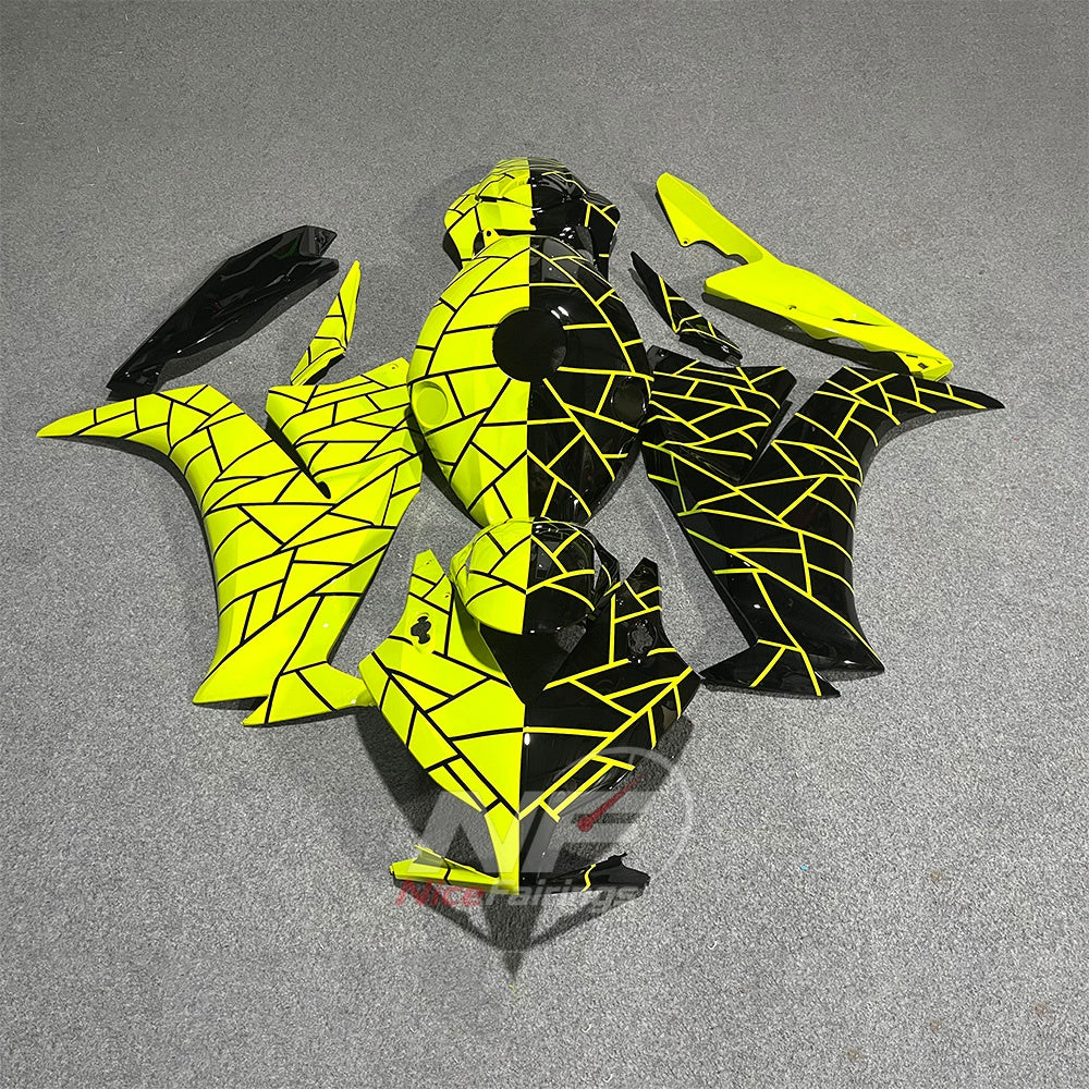 Custom-Painted Yellow Injection-Molded Fairings Compatible with HONDA CBR1000RR 2012-2016 | NiceFairings - main product image