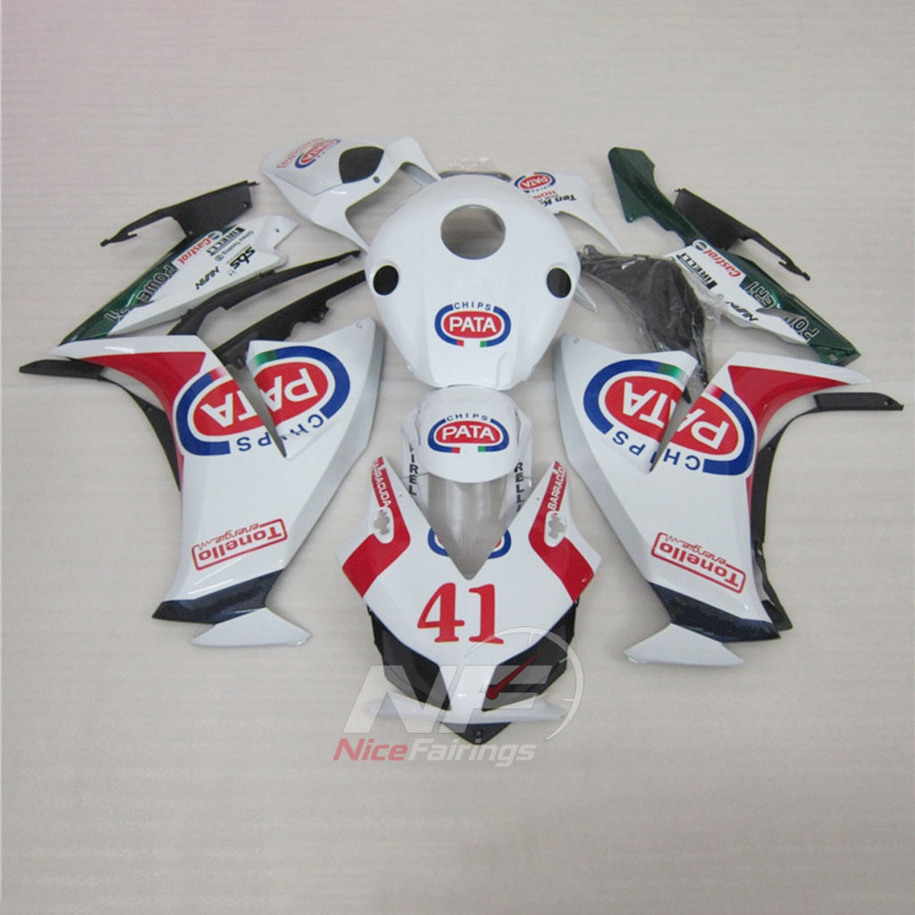Orange Injection-Molded Fairing Set Fits HONDA CBR1000RR 2012-2016 | NiceFairings - paint design NO.9 option image