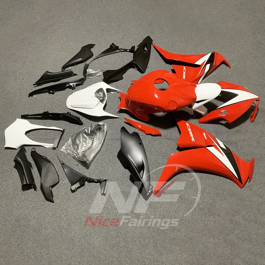 Custom-Painted Red Cowling Panel Set Fits HONDA CBR1000RR 2012-2016 | NiceFairings - front angle image