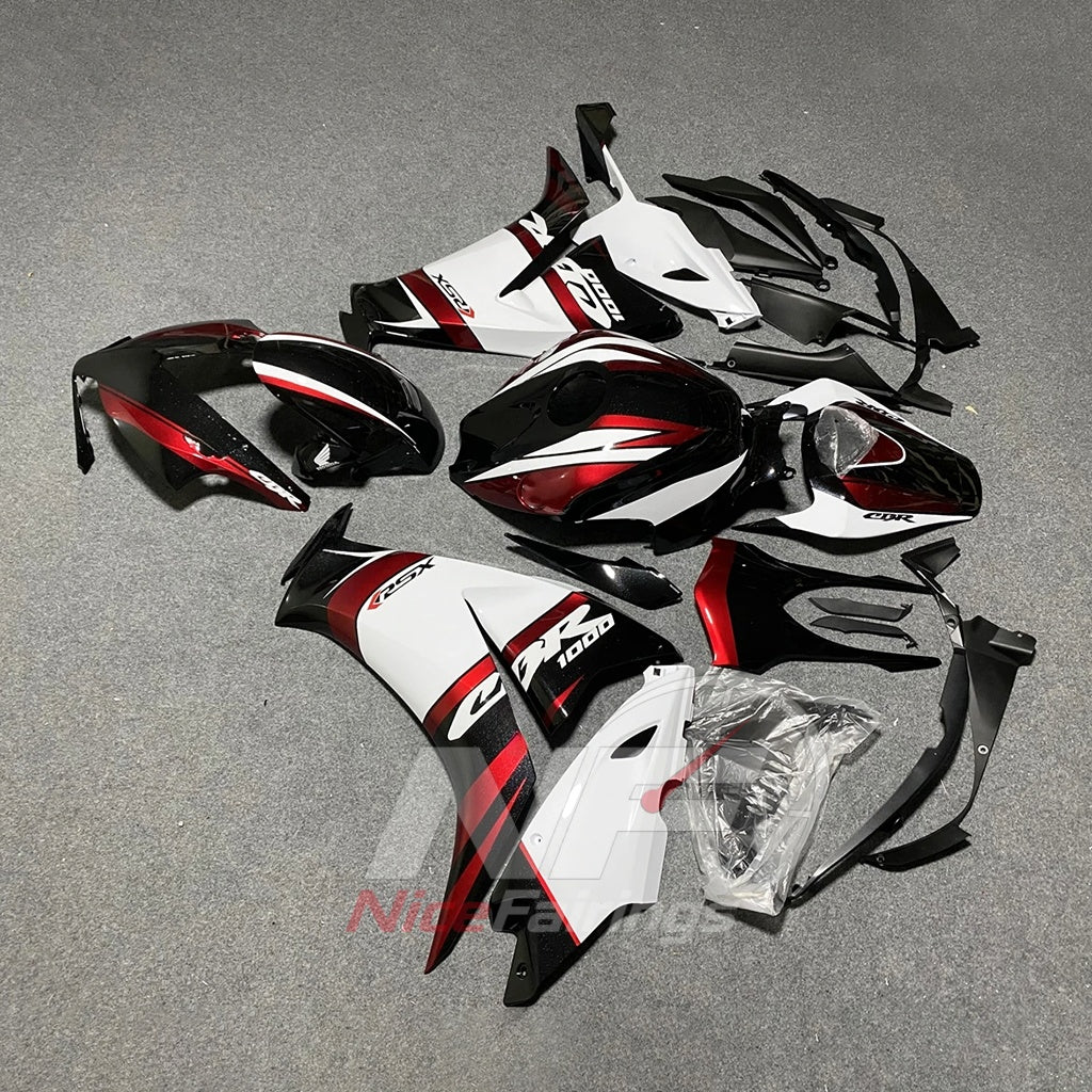Replacement Injection-Molded Cowling Set Fits HONDA CBR1000RR 2012-2016 | NiceFairings - front angle image