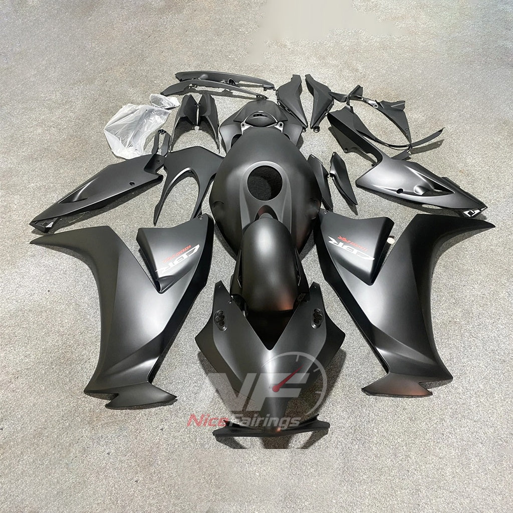 Black Motorcycle Bodywork Kit Fits 2012-2016 HONDA CBR1000RR | NiceFairings - paint design NO.9 option image