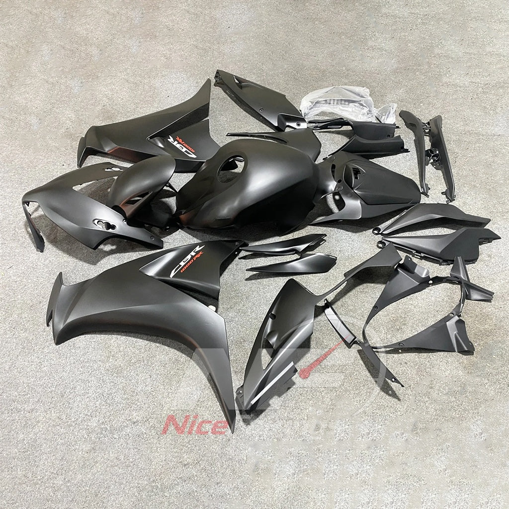 Aftermarket Gray Replacement Body Panels Compatible with 2012-2016 HONDA CBR1000RR | NiceFairings - side angle image