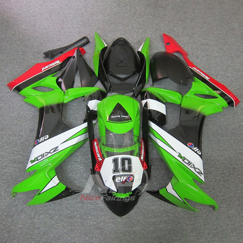 KAWASAKI ZX10R 2008-2010 - Number Graphic - paint design NO.2 option image