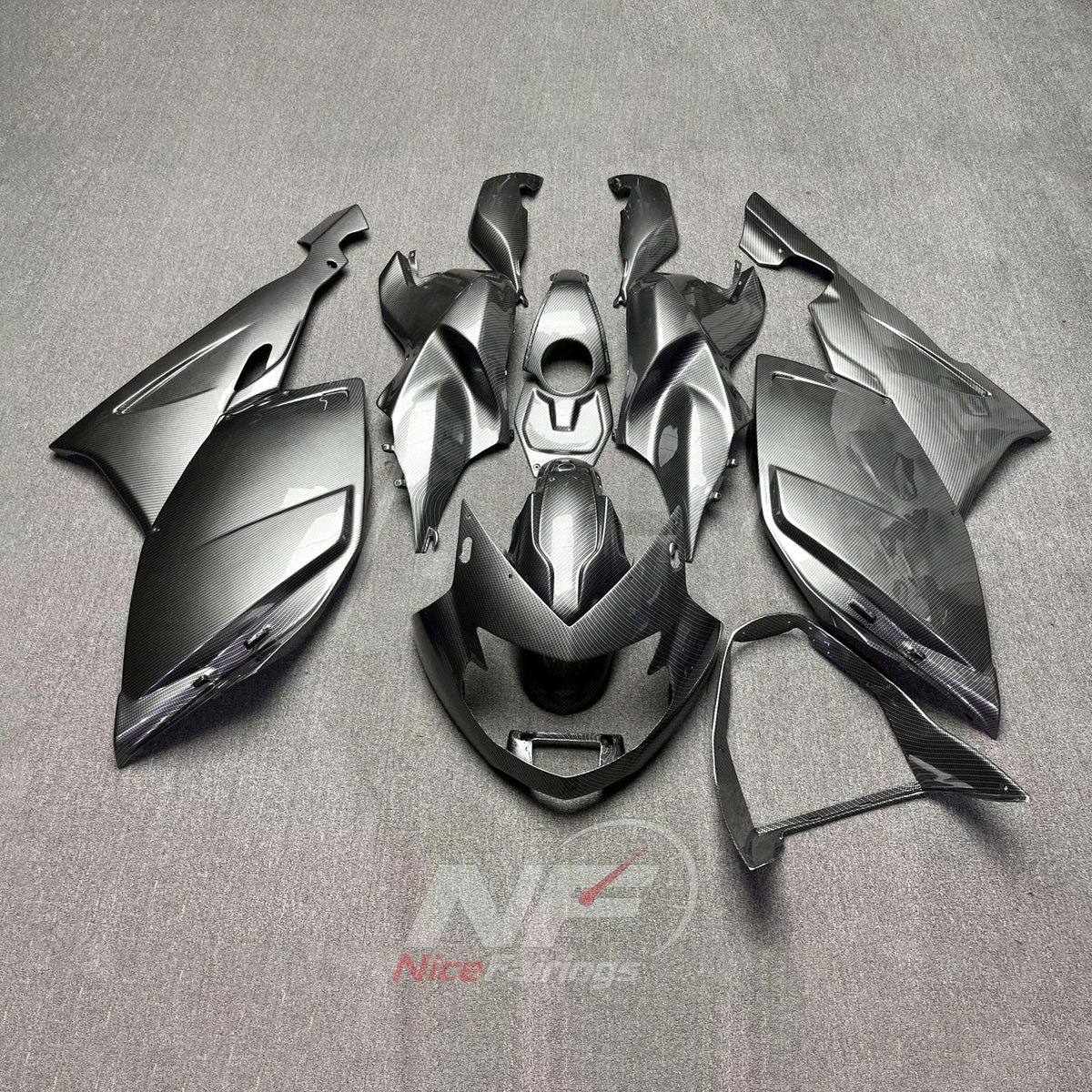 Motorcycle Fairing Kit Fits 2005-2010 BMW K1200S - ABS Plastic Panels - Silver Gray | NiceFairings - main product image