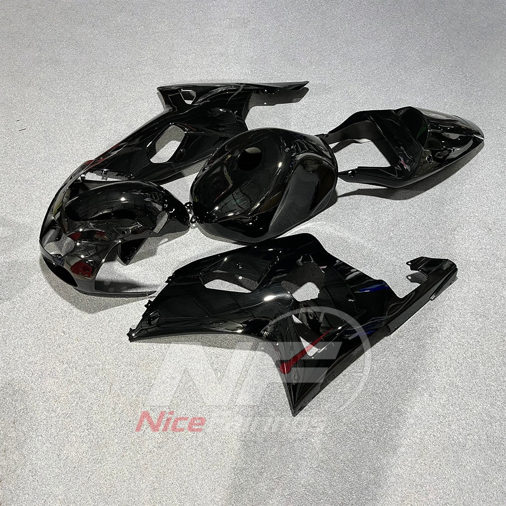ABS Plastics Set Fits SUZUKI GSX-R600 GSX-R750 K1 2001-2003 - Black Finish | NiceFairings - front angle image