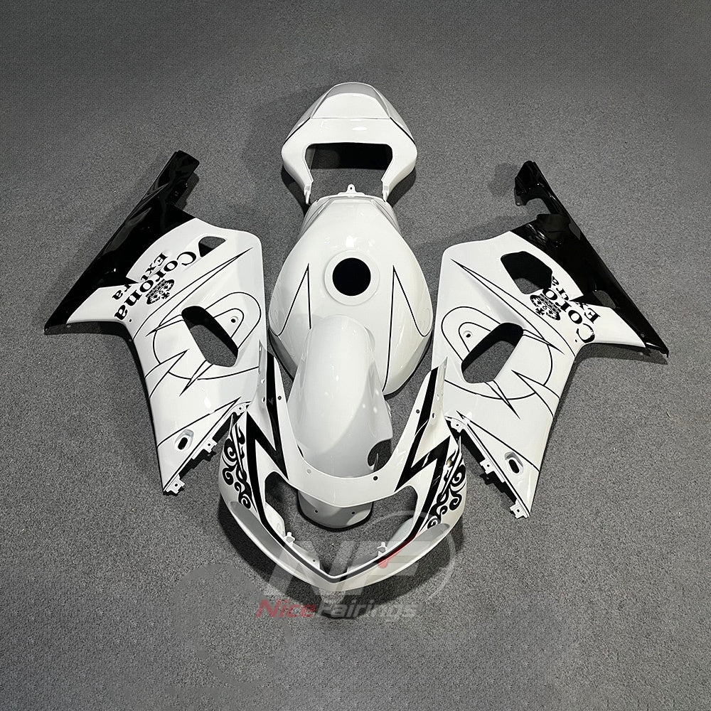 SUZUKI GSX-R600 GSX-R750 K1 2001-2003 - White Line-Art Panels - paint design NO.9 option image