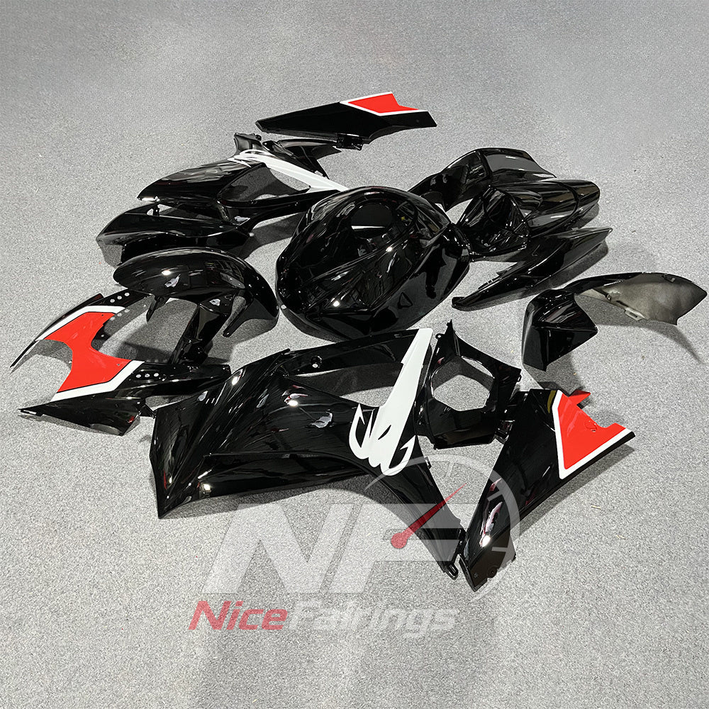 Replacement ABS Bodywork Set Fits 2007-2008 Suzuki GSX-R1000 | NiceFairings - side angle image