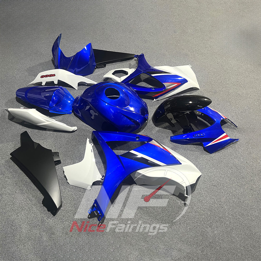Painted Injection-Molded Panel Kit Compatible with Suzuki GSX-R1000 2007-2008 | NiceFairings - side angle image