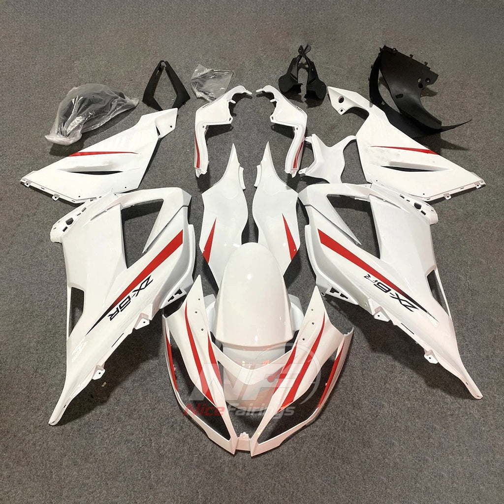 Custom-Painted ABS Plastic Fairing Set Fits 2013-2018 KAWASAKI ZX6R | NiceFairings - paint design NO.8 option image