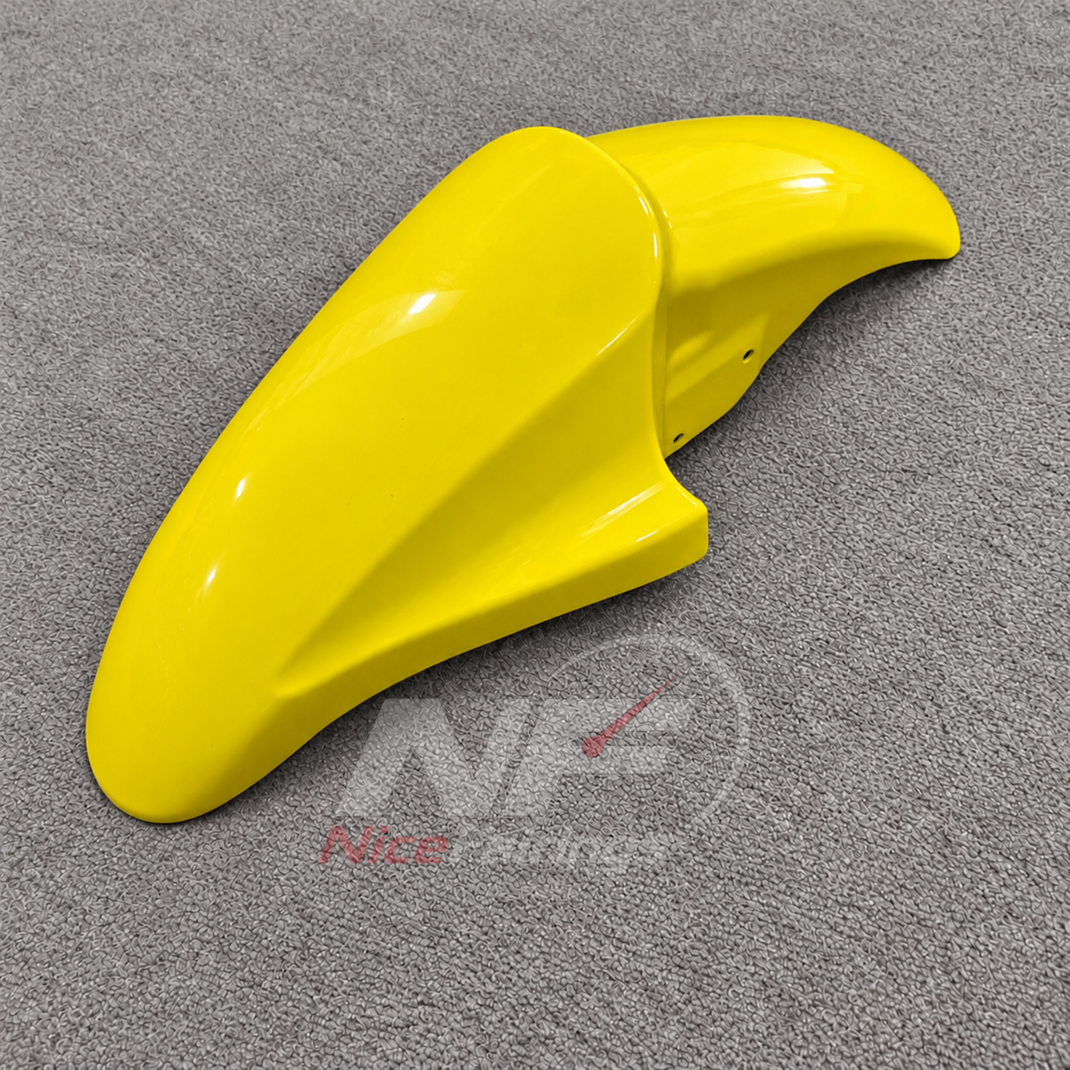 Motorcycle Fairing Kit Fits 1991-1994 KAWASAKI KLE500 - Injection-Molded ABS Plastic - Gloss Yellow | NiceFairings - side angle image