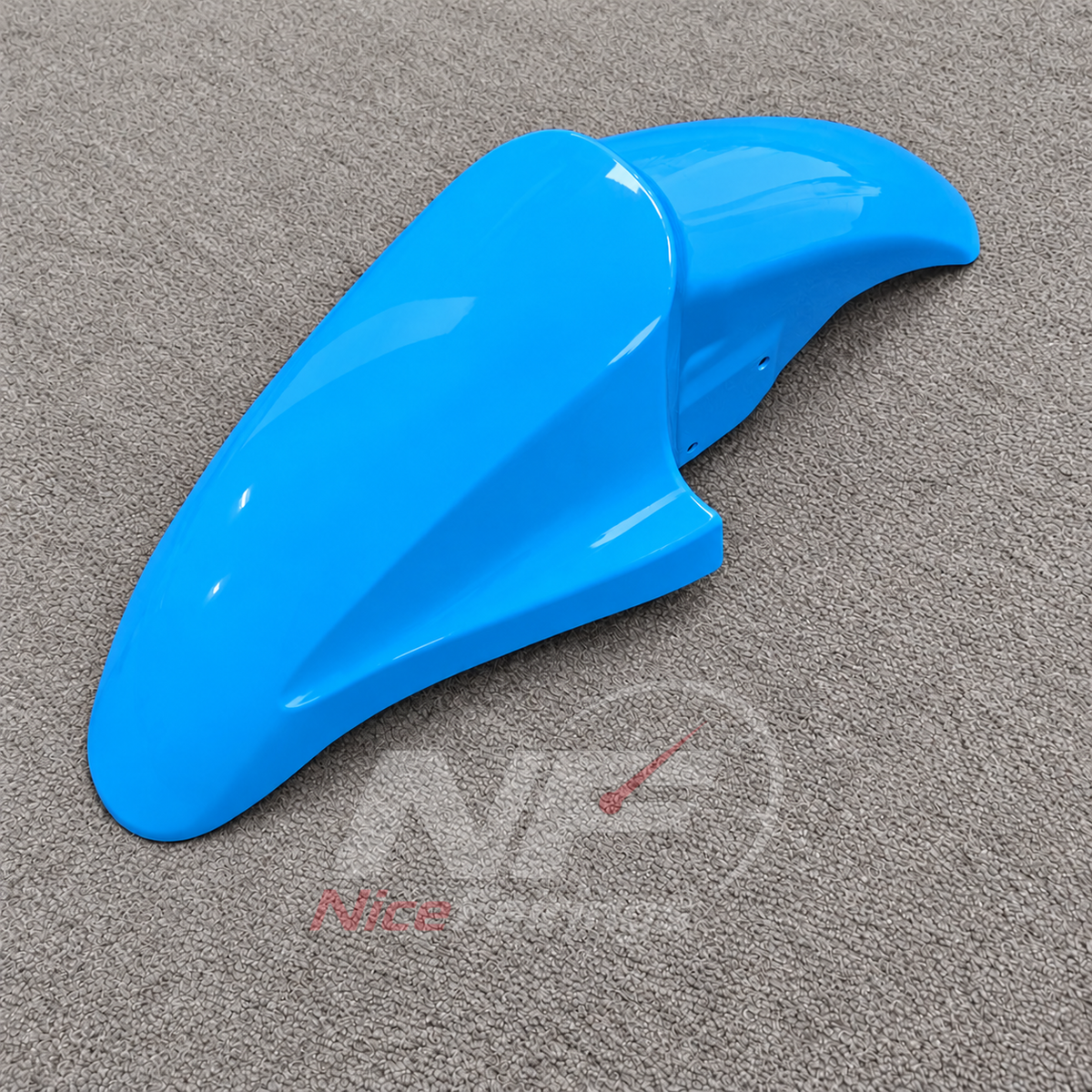 Motorcycle Fairings Fit 2005-2008 KAWASAKI KLE500 - Injection-Molded ABS Plastic - Light Blue | NiceFairings - side angle image