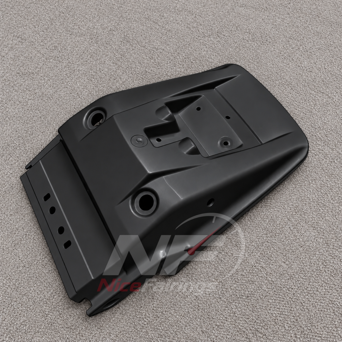 Aftermarket Fairing Kit Fits 2005-2008 KAWASAKI KLE500 - Injection-Molded ABS Plastic - Matte Black | NiceFairings - front angle image