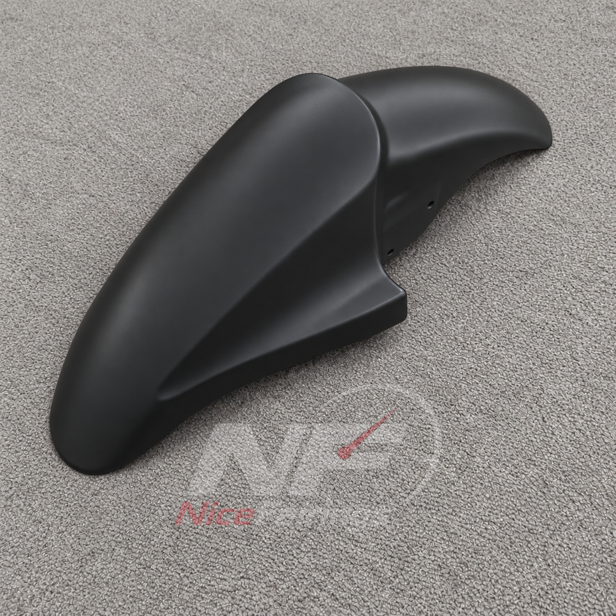 Aftermarket Fairing Kit Fits 2005-2008 KAWASAKI KLE500 - Injection-Molded ABS Plastic - Matte Black | NiceFairings - side angle image