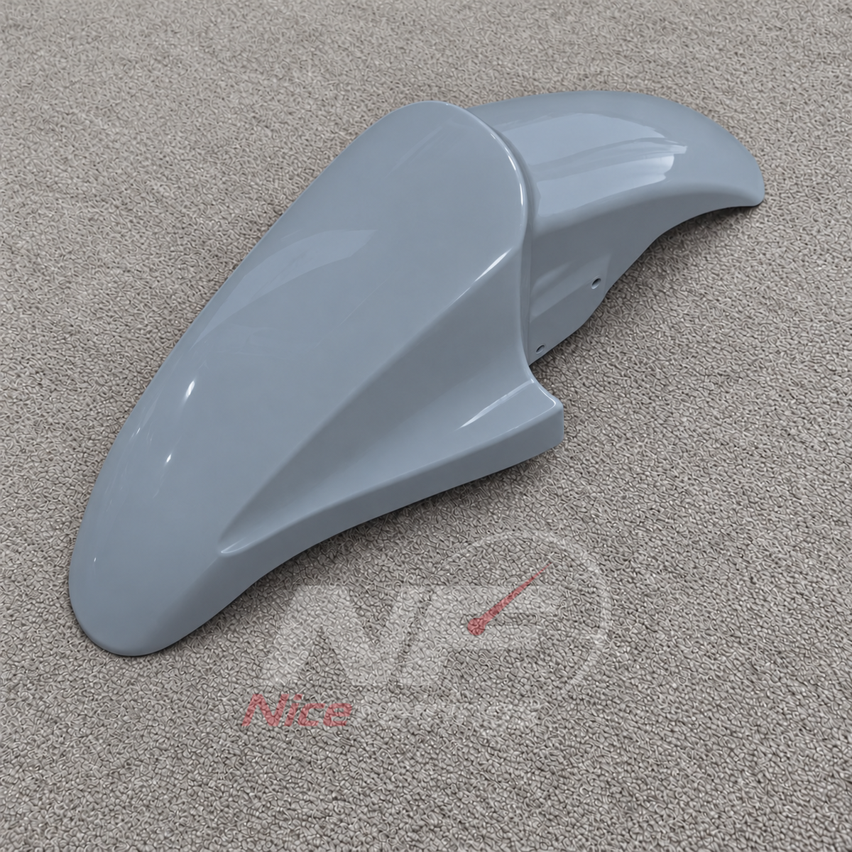 Fairings Kit Fits 2005-2008 KAWASAKI KLE500 - Injection-Molded ABS Plastic - Gray | NiceFairings - front angle image