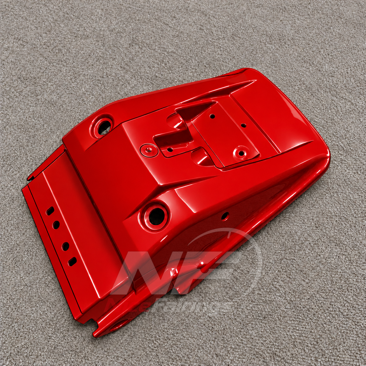 Injection-Molded Fairing Kit Fits 2005-2008 KAWASAKI KLE500 - ABS Plastic Bodywork - Red | NiceFairings - front angle image