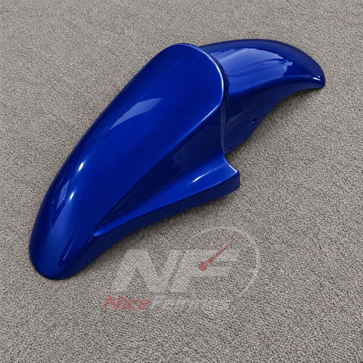 Motorcycle Fairings Fit 2005-2008 KAWASAKI KLE500 - Injection-Molded ABS Plastic - Navy Blue | NiceFairings - front angle image