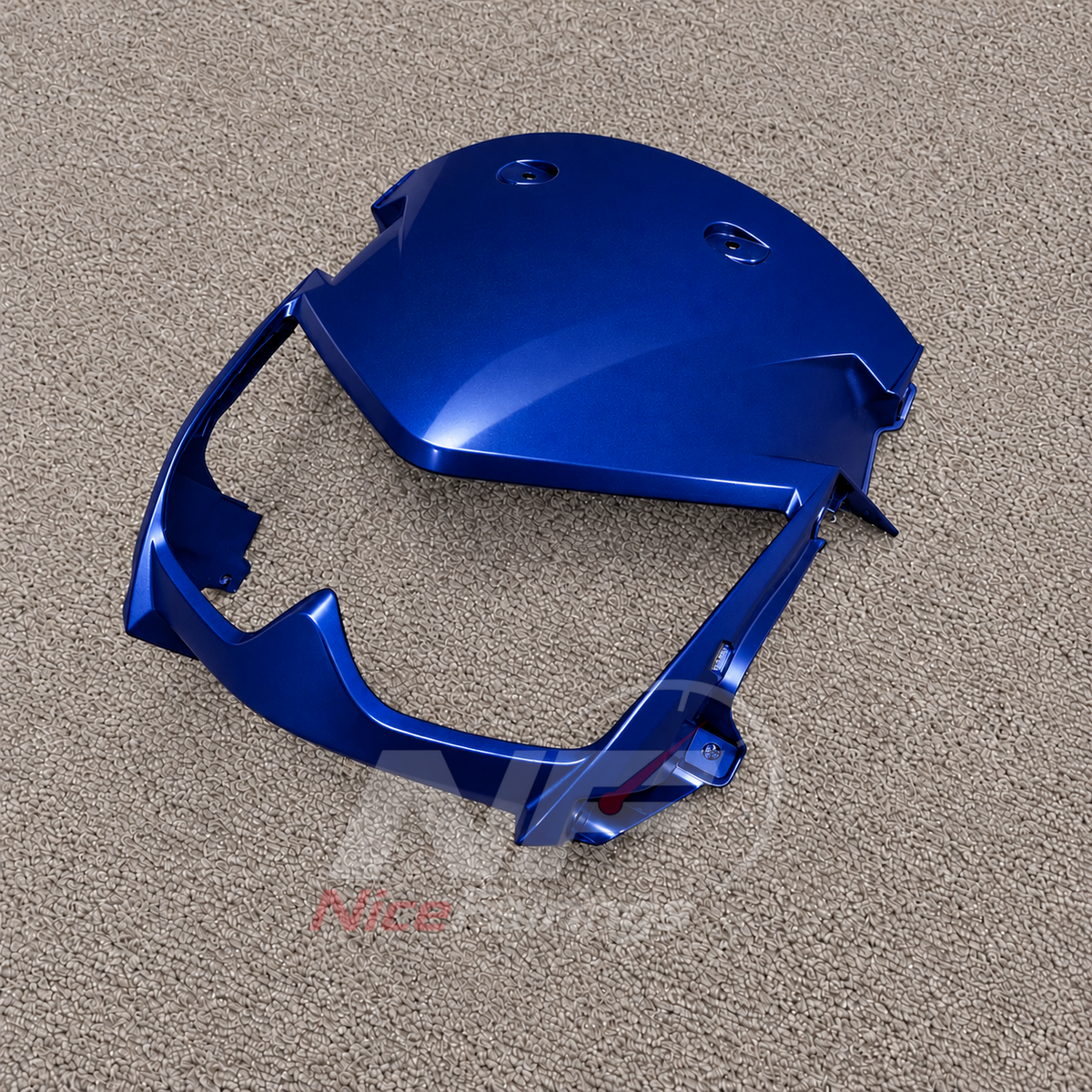 Motorcycle Fairings Fit 2005-2008 KAWASAKI KLE500 - Injection-Molded ABS Plastic - Navy Blue | NiceFairings - side angle image