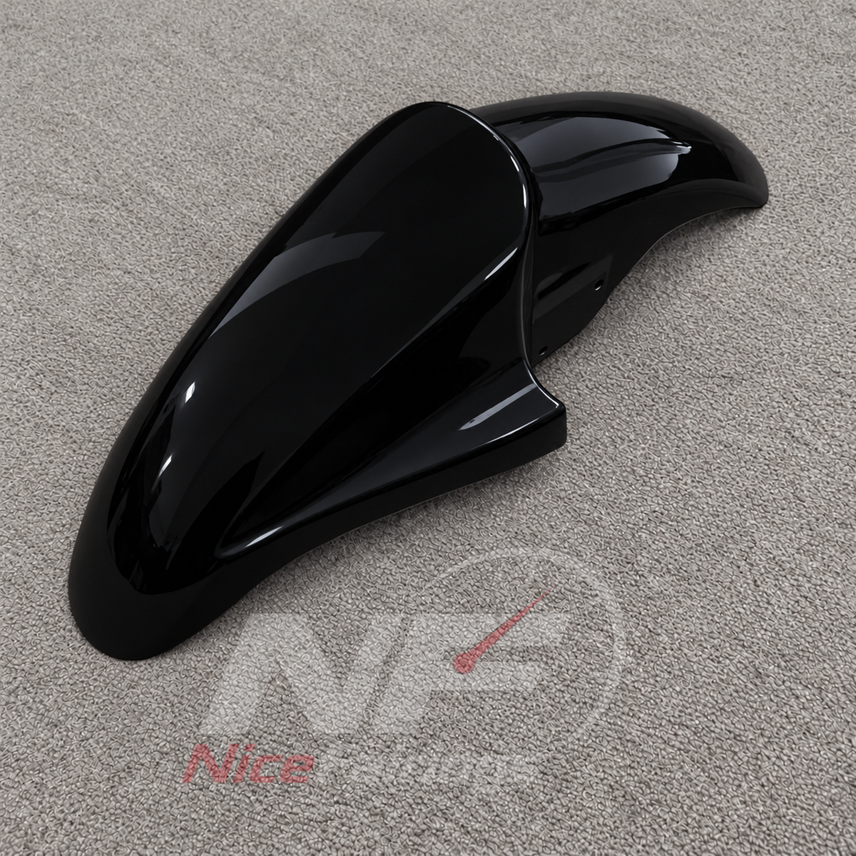 Aftermarket Fairing Kit Fits 1995-2004 KAWASAKI KLE500 - Injection-Molded ABS Plastic - Black | NiceFairings - detail angle image