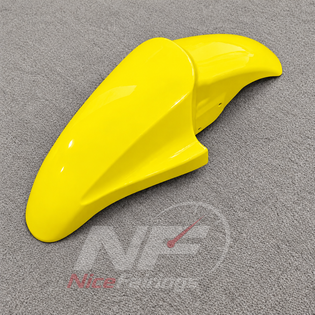 Custom Fairings Fit 1995-2004 KAWASAKI KLE500 - Injection-Molded ABS Plastic - Yellow | NiceFairings - front angle image