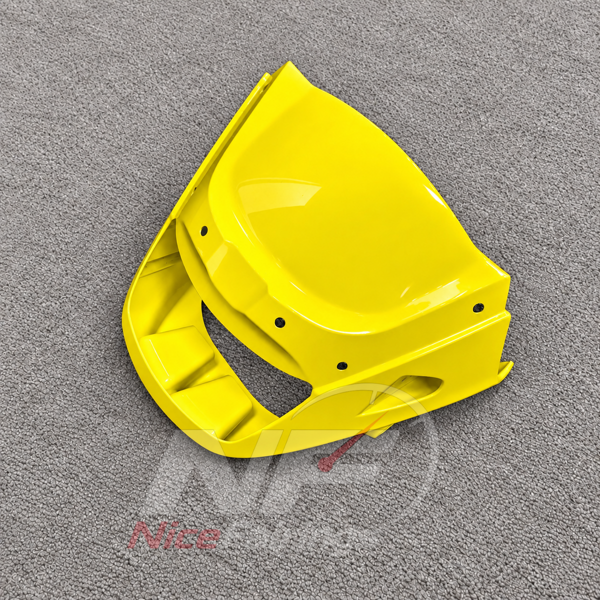 Custom Fairings Fit 1995-2004 KAWASAKI KLE500 - Injection-Molded ABS Plastic - Yellow | NiceFairings - additional angle image