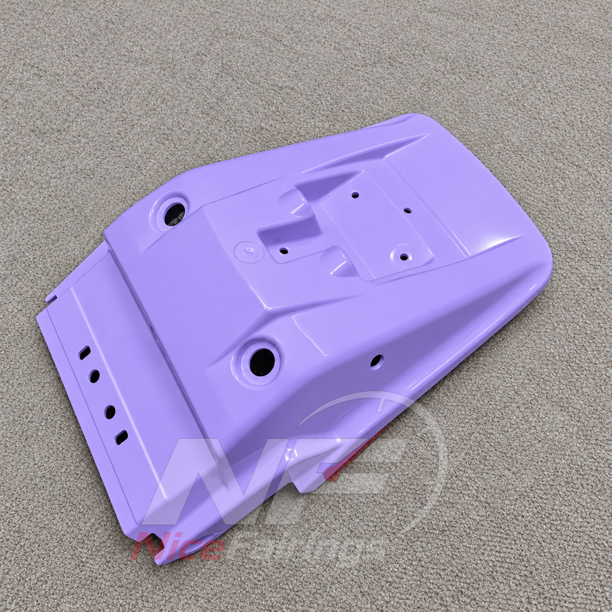 Replacement Fairings Fit 1995-2004 KAWASAKI KLE500 - Injection-Molded ABS Plastic - Lavender | NiceFairings - detail angle image
