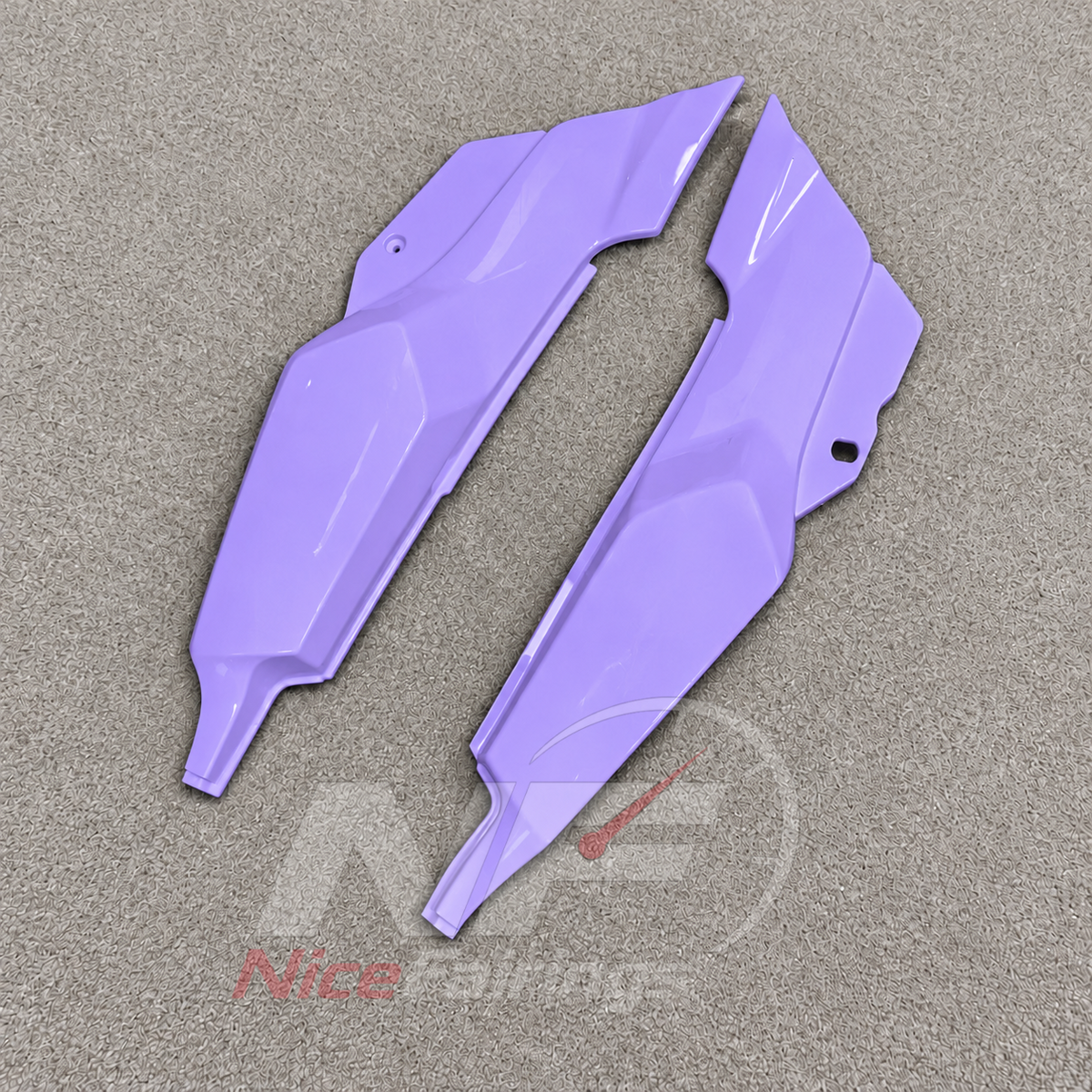 Replacement Fairings Fit 1995-2004 KAWASAKI KLE500 - Injection-Molded ABS Plastic - Lavender | NiceFairings - additional angle image