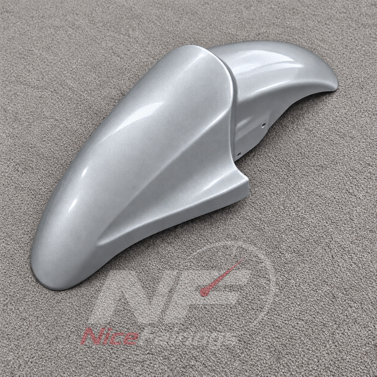 ABS Plastic Fairing Kit Fits 1995-2004 KAWASAKI KLE500 - ABS Plastic Bodywork - Silver | NiceFairings - additional angle image