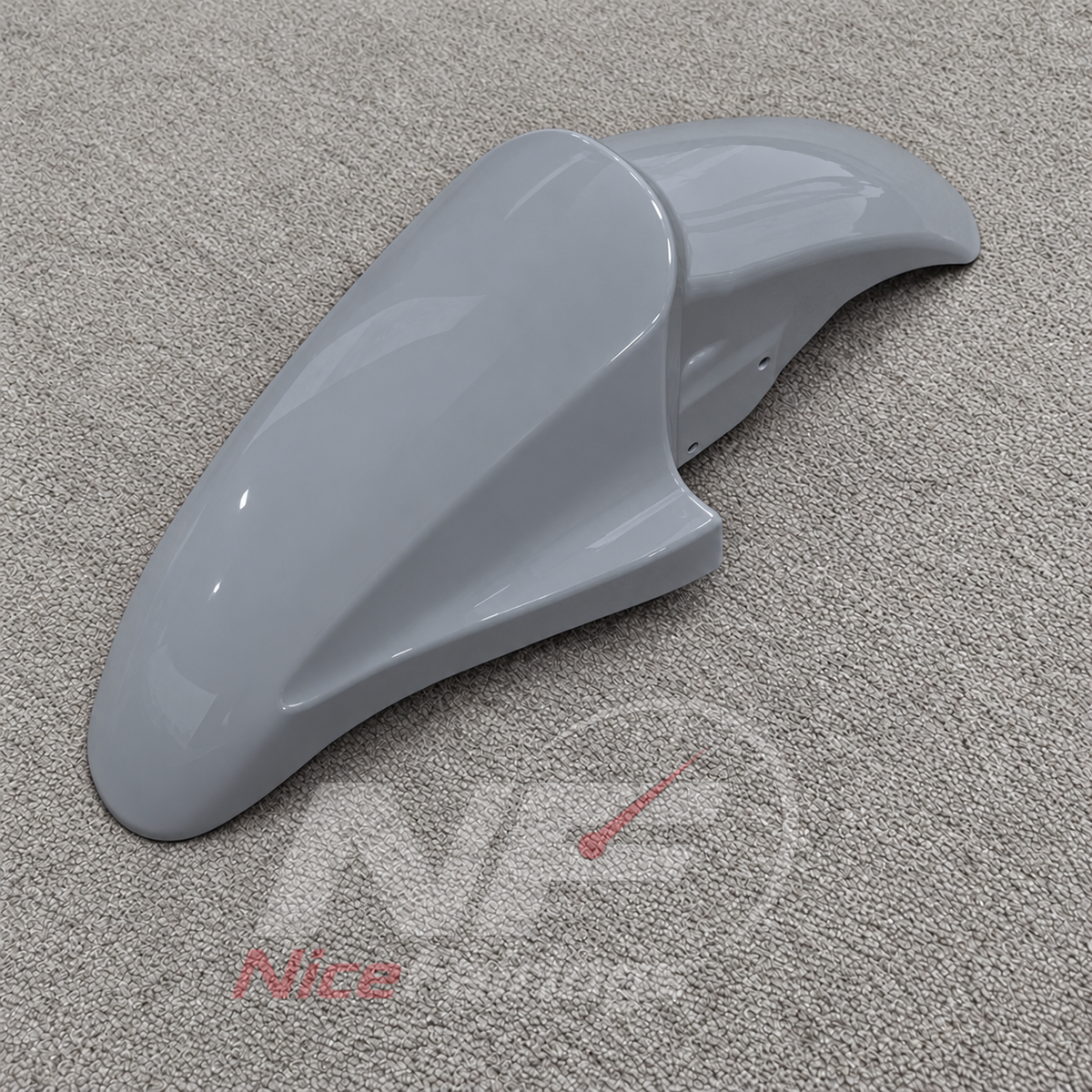 Fairings Kit Fits 1995-2004 KAWASAKI KLE500 - Injection-Molded ABS Plastic - Gray | NiceFairings - side angle image