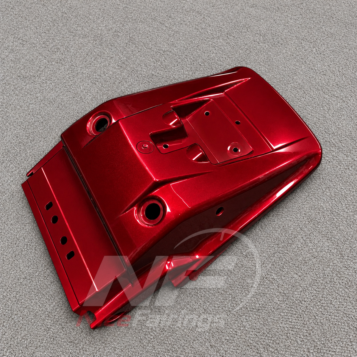 Custom Fairings Fit 1995-2004 KAWASAKI KLE500 - Injection-Molded ABS Plastic - Red | NiceFairings - detail angle image