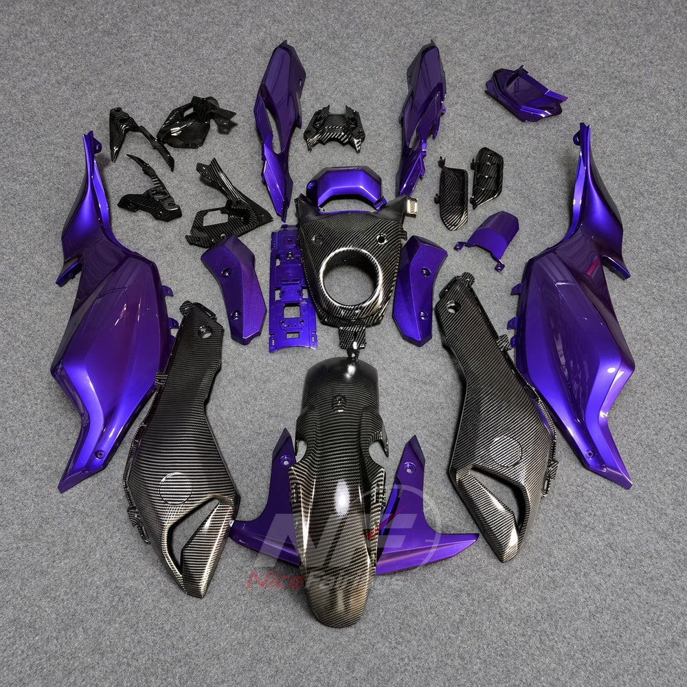 2014-2017 Yamaha MT-07 FZ-07 ABS fairing kit - Purple Gray ABS Bodywork - NO.9 option