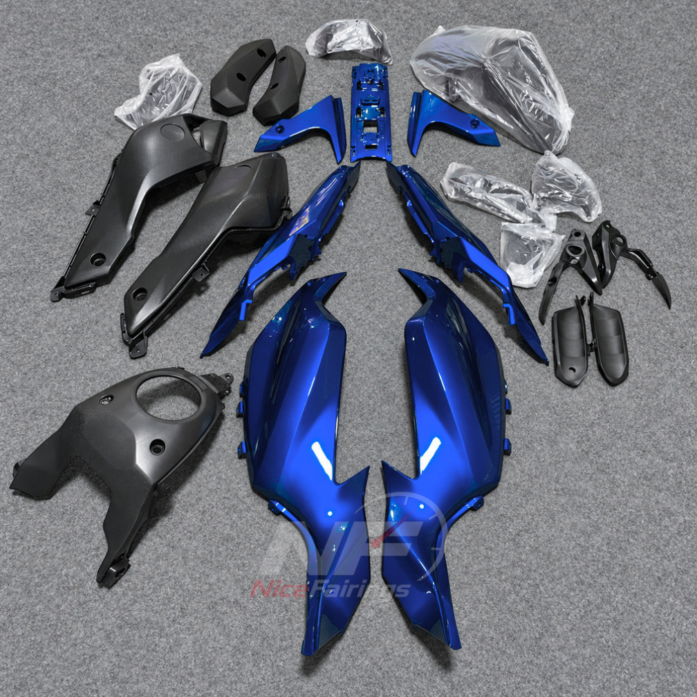 2014-2017 Yamaha MT-07 FZ-07 ABS fairing kit - Blue Black ABS Bodywork - NO.2 option