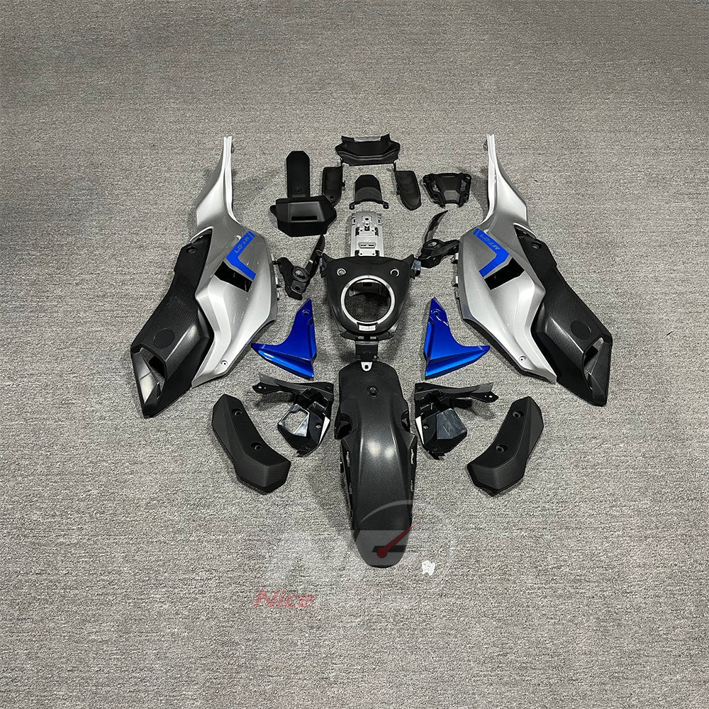 2014-2017 Yamaha MT-07 FZ-07 ABS fairing kit - Silver Blue ABS Bodywork - NO.3 option