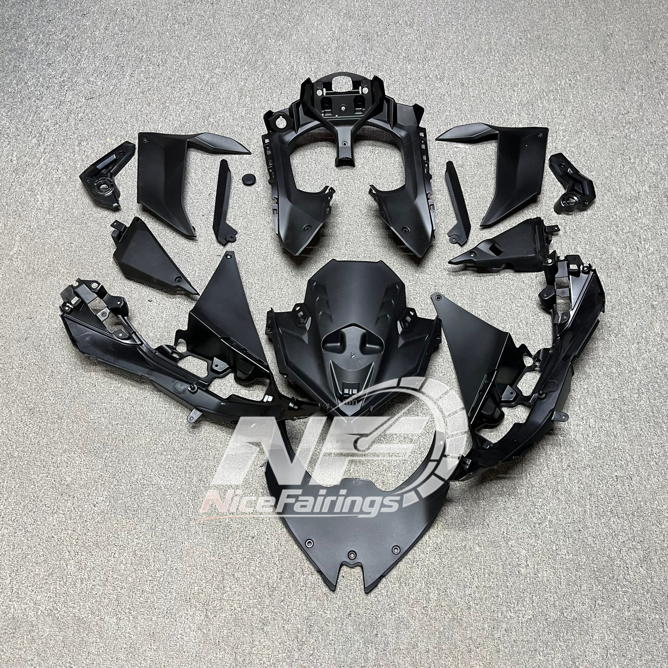 For KAWASAKI Ninja 650 ER-6F 2020-2026 Blue Black Sportbike Fairings Kit Replacement Cowling | NiceFairings - accessories image